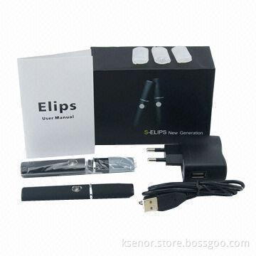 New Elips E-cigarettes, 360/480/650mAh Battery Capacity with CE, RoHS, FCC Marks